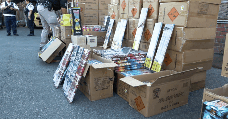 FDNY Seizes $250,000 of Illegal Fireworks from Brooklyn Warehouse